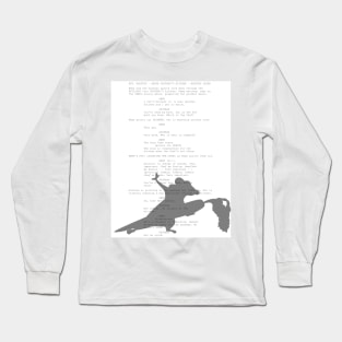 Carrot script fanart Long Sleeve T-Shirt